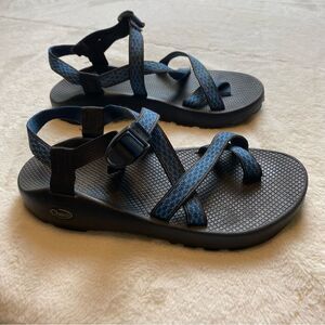 Chaco Loop Toe Blue Tone Sandals Size 12